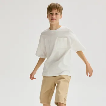 Reserved - Bavlněné bermudy - béžová - 347BF-80X - 347BF-80X-164