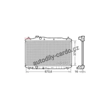 Chladič motoru Chladič motoru DENSO (DE DRM17066)
