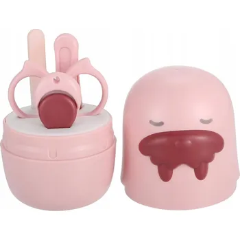 SADA NA NEHTY PRO MIMINKA 4V1 STŘÍHAČ PILNÍK MANIKÚRA DĚTI POUZDRO