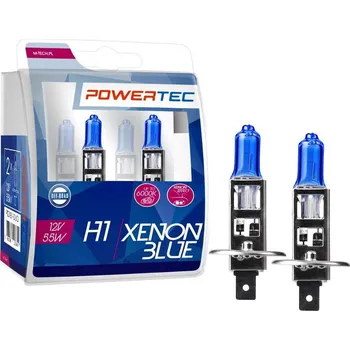 Autožárovka Žárovky M-Tech XENON BLUE H1 55 W 2 ks