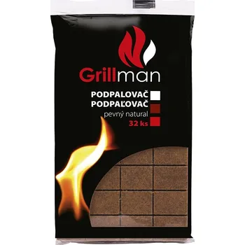 Podpalovač GRILLMAN Pevný podpalovač natural 6100010