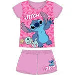 Lilo a Stitch Pyžamo s kraťasy Disney Stitch růžové 104cm