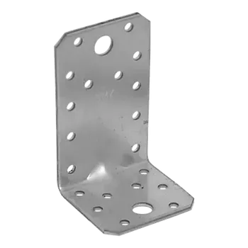 Tesařské kování KPL3 - úhelník s prolisem 90x50x55x2,0 mm (Úhelník spojovací montážní kovový )