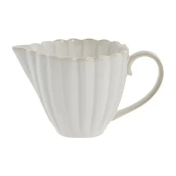 Porcelánový džbánek na mléko Chryzantéma béžový 225 ml