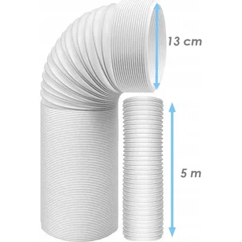 Klimatizace ELASTICKÁ A ODOLNÁ TRUBKA PRO MOBILNÍ KLIMATIZACE, DÉLKA 5 m, PRŮMĚR 13 cm