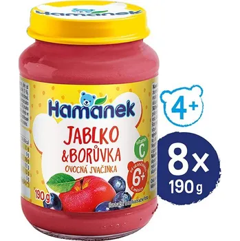 HAMÁNEK s borůvkami 8× 190 g