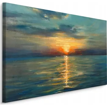 Obraz Obraz do obýváku krajina západ slunce moře 70x50 cm