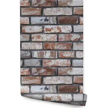 Fototapeta Tapeta v roli Hnědé Staré CIHLY Vzhled 3D Zdi