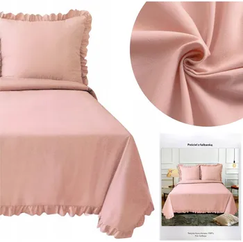 Povlečení Povlečení 200x220 3dílná sada Mikrovlákno Jednobarevné s volánky Nadir