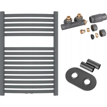 Radiátor Elektrický koupelnový radiátor Invena 404 W 540 x 800 mm šedý