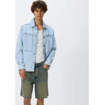 Reserved - Džínové šortky straight - indigo jeans - 8581H-57J - 8581H-57J-36