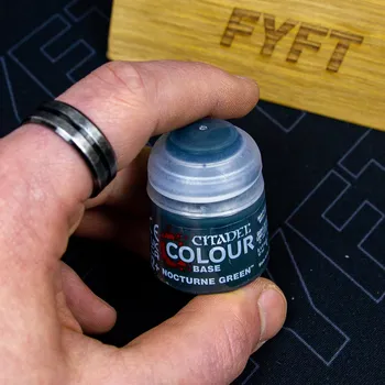 Modelářská barva Citadel Base: Nocturne Green 12ml - barva na figurky a miniatury