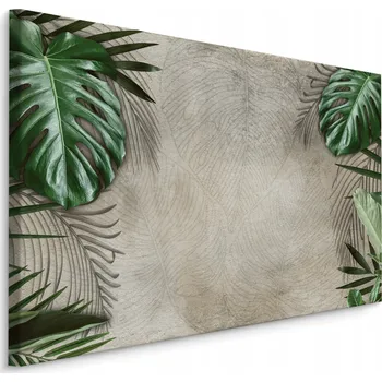 Obraz Obraz do obýváku LISTY Tropické Beton 3D 30x20