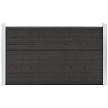 Plot Plotový panel WPC, 180 x 105 cm, černý