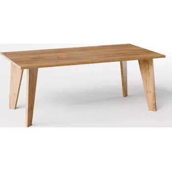 Jídelní stůl Obdélníkový stůl KOLM 138 x 80 x 75 cm, dekor dub craft