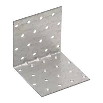 Úhloměr KMP 9 - úhelník montážní s prolisem 80x80x80x1,5 mm (Úhelník zesílený montážní kovový )