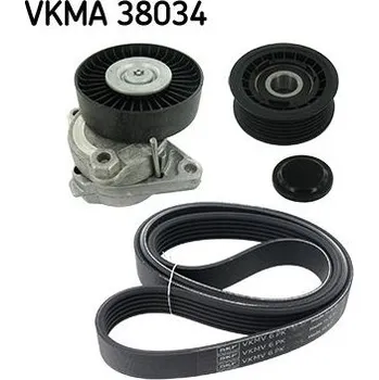 Sada žebrovaných klínových řemenů SKF VKMA 38034