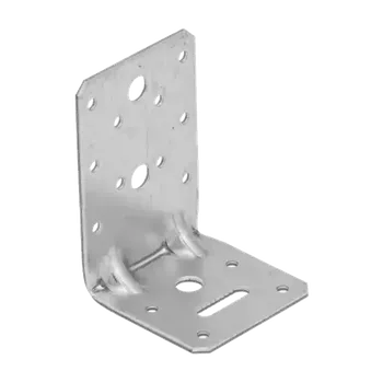 Tesařské kování KPK 22 - úhelník s prolisem 95x65x65x2,5 mm (Úhelník zesílený, spojovací)