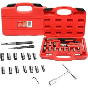 Frézy na sedla vstřikovačů, sada 17ks MAR-POL