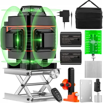 Měřící laser Křížový laser HILDA 16 linií Samonivelační 360° Zelený