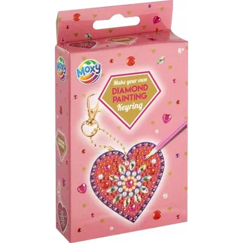 kreativní sada Vytvoř si vlastní PŘÍVĚSEK SRDCE DIY kreativní sada diamond painting