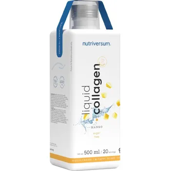 Kloubní výživa Nutriversum Tekutý kolagen 10.000 mg bez cukru - Liquid Collagen 10.000 Mg Sugar Free (500 ml, Mango)