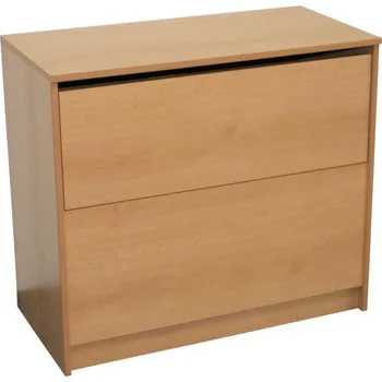 Komoda Peřináč Dekor: Bílá gravír