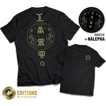 Rybářské oblečení 4ANGLERSDESIGN Tričko Carp Cult - S