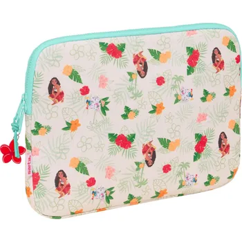 Penál Pouzdro na notebook Vaiana Tyrkysová modrá Béžová 15,6'' (39,5 x 27,5 x 3,5 cm)