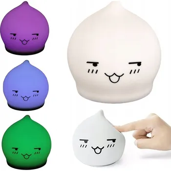 Lampička NOČNÍ LAMPA PRO DĚTI MĚNÍCÍ STOLNÍ LED STŮL 0.4W SMAJLÍK