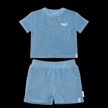 Kojenecká souprava LITTLE DUTCH Tričko a kraťasy Ocean Sea Life Blue vel. 74/80