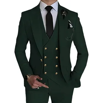 Plesový oblek MC447 Velikost: 3XL, Barva (Varianta): 1 knoflík Green