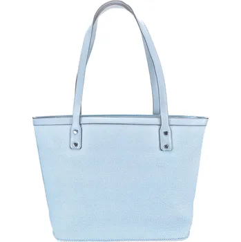 Kabelka Světle modrá kabelka přes rameno s texturou Heidy