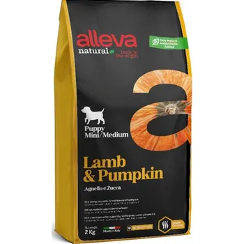 Krmivo pro psa ALLEVA NATURAL Dog Dry Puppylamb&Pumpkin All Breeds 2kg