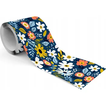 Fototapeta Samolepicí Dekorativní Bordura Bordura Barevné KVĚTY Příroda Rostliny