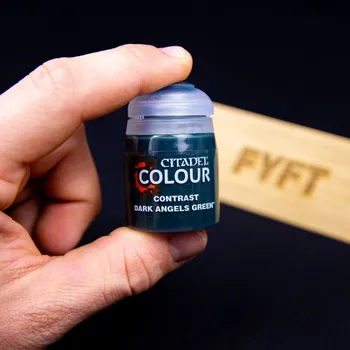 Modelářská barva Citadel Contrast: Dark Angels Green 18ml - barva na figurky miniatury