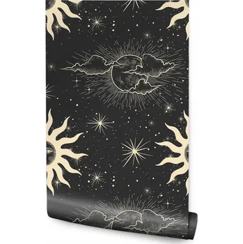 Fototapeta Tapeta do ložnice ABSTRAKTNÍ Slunce Oblaka Boho