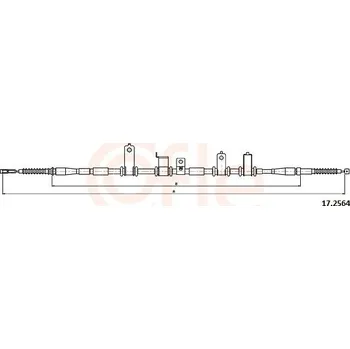 Auto-moto Tažné lanko, parkovací brzda COFLE 92.17.2564