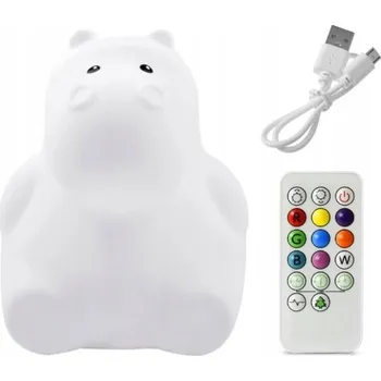 Lampička Noční lampa Kroucený Košík bílá