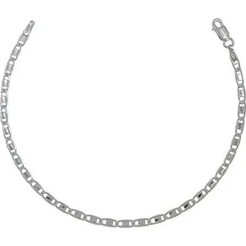 Náramek Stříbrný náramek žiletka zdobená délka náramku 19cm