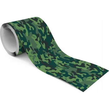 Fototapeta Ozdobný pásek na tapety pro mládež – vojenský vzor MASKÁČOVÝ, abstrakce