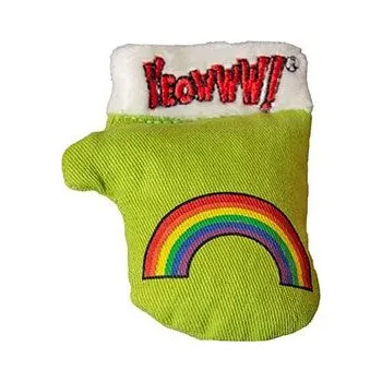 Hračka pro kočku Hračka kočka Yeowww Kitten Mitten zelená