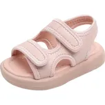 Dětské sandály na suchý zip Velikost: 28, Barva (Varianta): Pink B