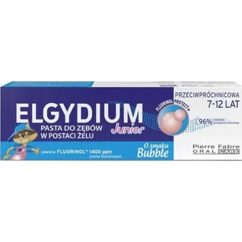 zubní pasta ELGYDIUM Junior Bubble zubní pasta pro děti 7-12 let 50 ml
