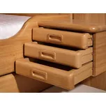 Noční stolek JELÍNEK REBEKA levý Buk, Černá