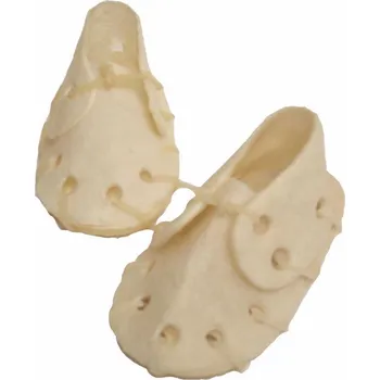 Pamlsek pro psa Botička z buvolí kůže bílá JUKO Snacks 12,5 cm (10 ks)