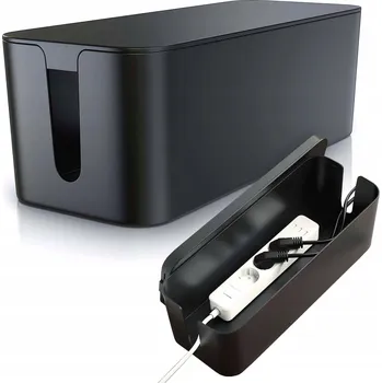 kabelová chránička KONTEJNER KRABIČKA ORGANIZÉR KABELŮ NA KABELY LIŠTY S