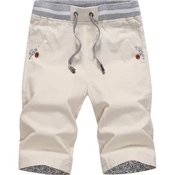 Pánské kraťasy Pánské cargo šortky elastické a prodyšné Velikost: 6XL, Barva (Varianta): Khaki new