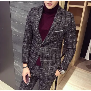 Pánský oblek Pánský oblek business MC115 Velikost: XL, Barva (Varianta): 2 Pcs Set Black 3