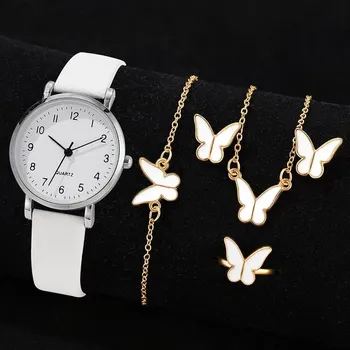 Náhrdelník Dámský set hodinky, náramky a doplňky TF457 Barva (Varianta): Krémová